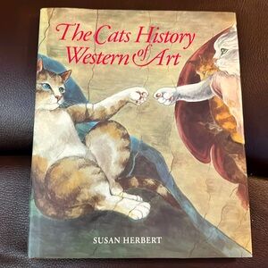 Coffee Table Book The Cat’s History of Western Art 1994 Hardcover Dust Jacket